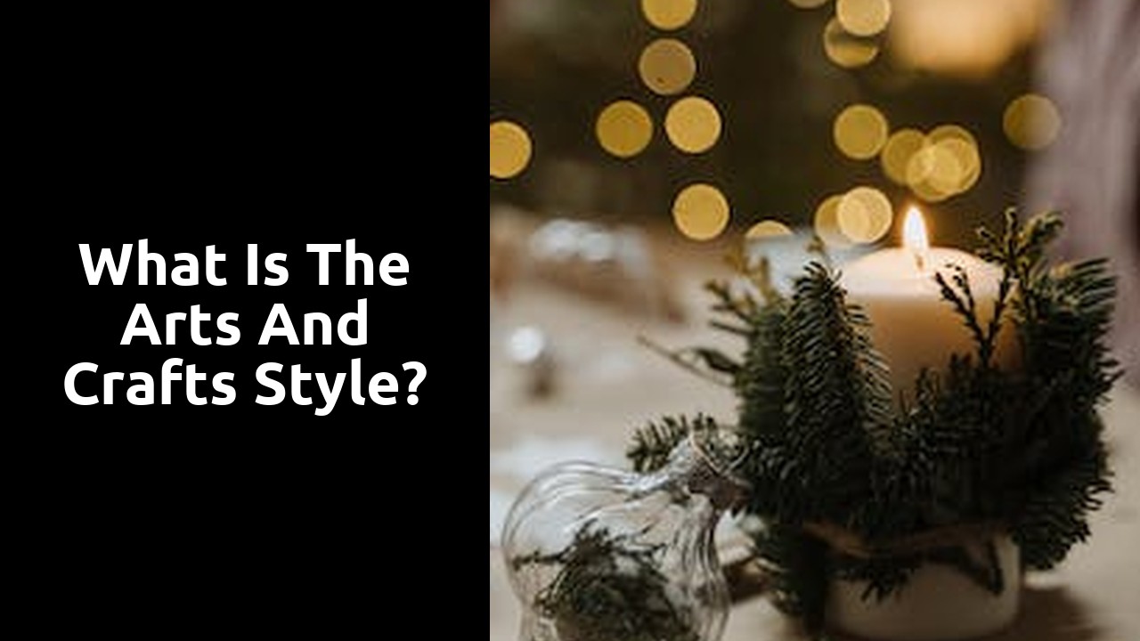 What is the arts and crafts style?